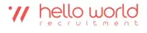 Logo for Hello World Recruitment